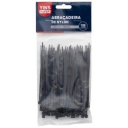 ABRAÇADEIRA DE NYLON PRETO 2,5X100MM C/ 100 UND