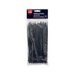 ABRAÇADEIRA DE NYLON PRETO 2,5X200MM C/ 100 UND