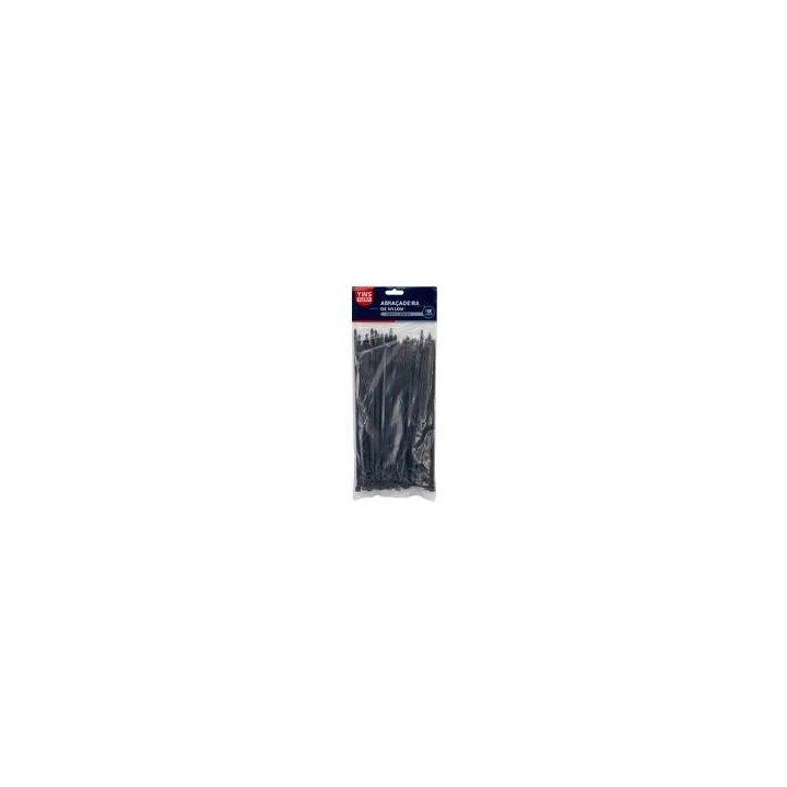 ABRAÇADEIRA DE NYLON PRETO 4,8X200MM C/ 100 UND