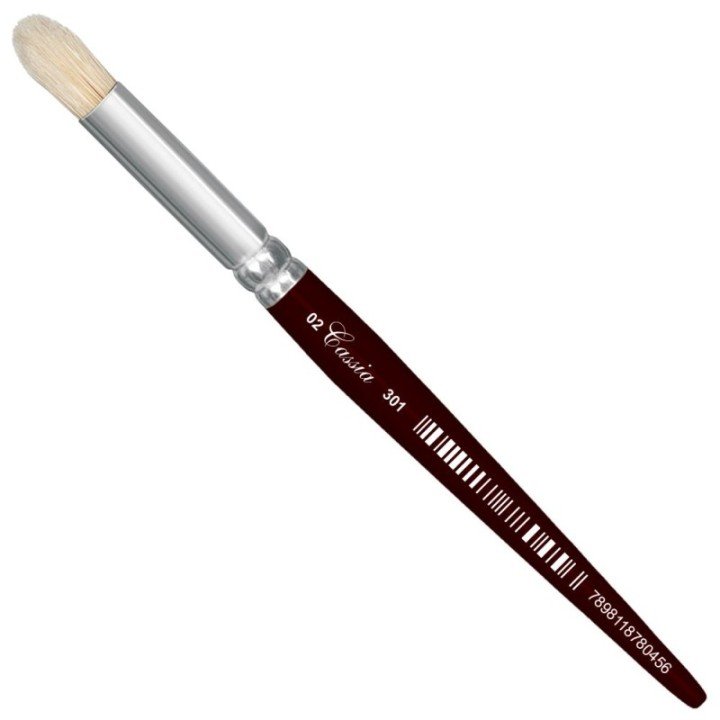 Pincel Pitúa Artistico Cabo Médio Ref.301 - Pincéis Cassia (Escolha o Tamanho)