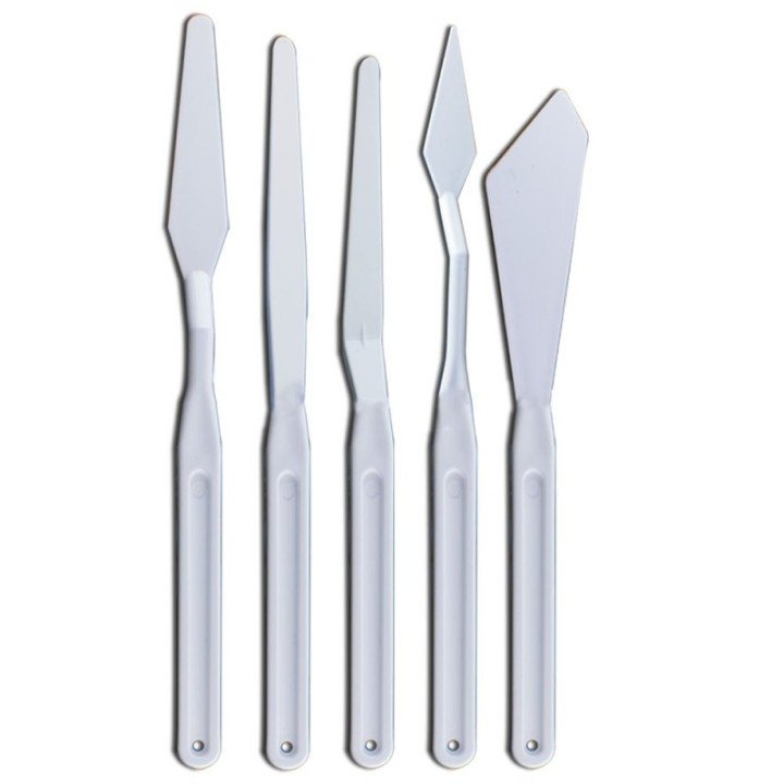 espatula Kit 5  Ideal Para Pintura Espatulada Em Tela