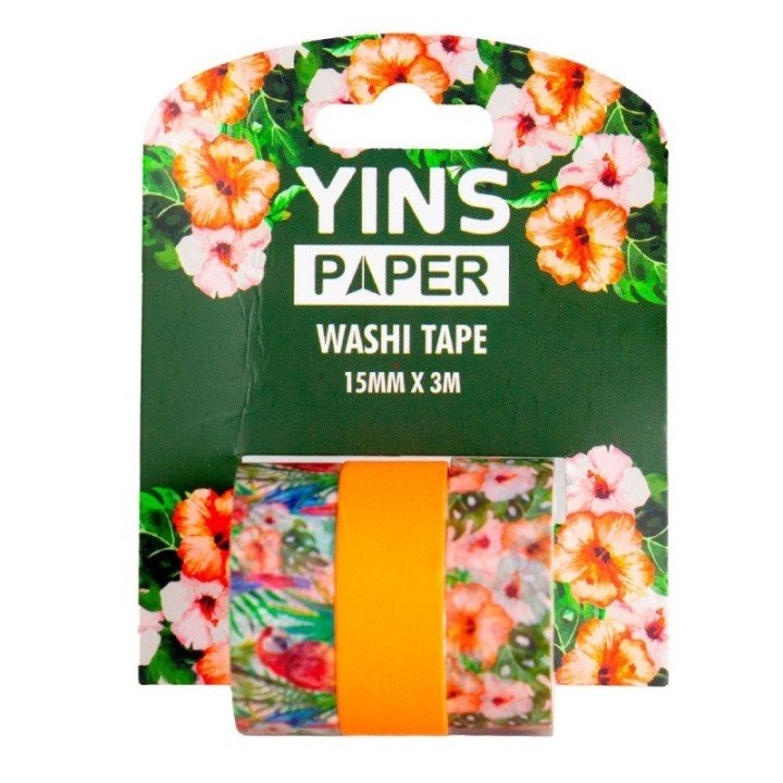 FITA ADESIVA WASHI TAPE 15MMX3M GUARANÁ