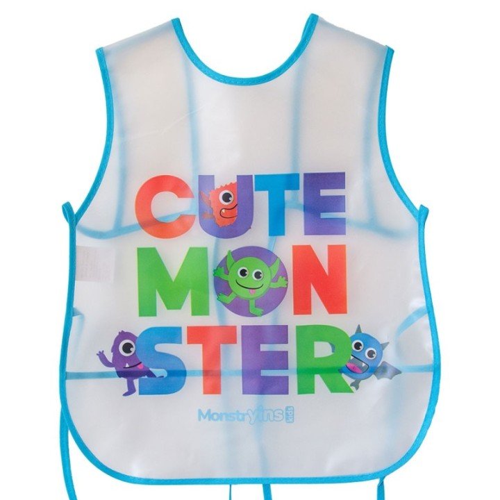 AVENTAL ESCOLAR INFANTIL MONSTRINHOS
