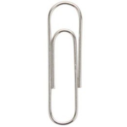 CLIPS DE PAPEL OVAL 28MM- CAIXA C/100 UN