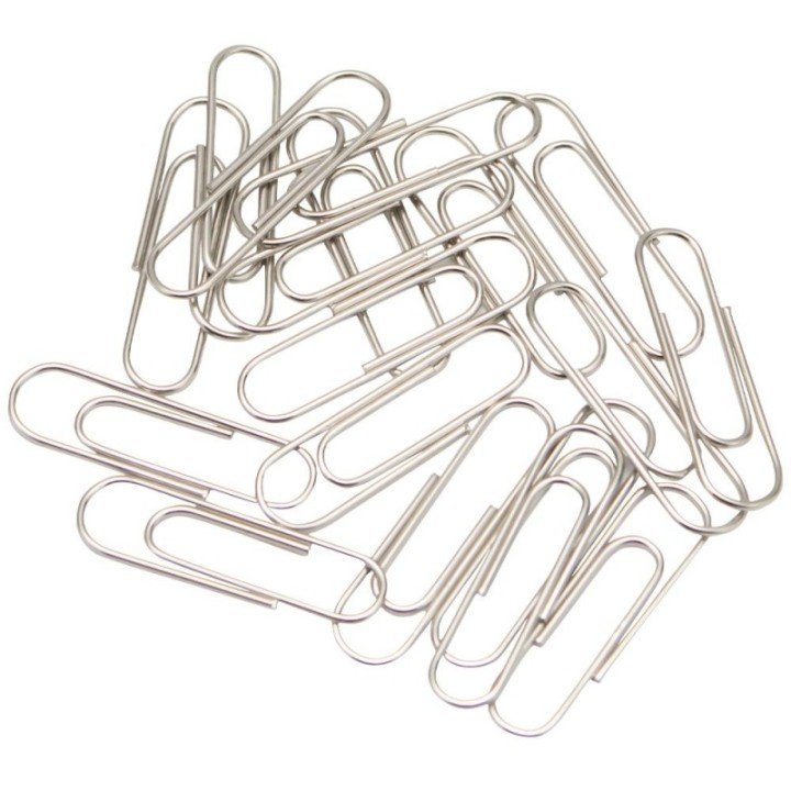 CLIPS DE PAPEL OVAL 28MM- CAIXA C/100 UN